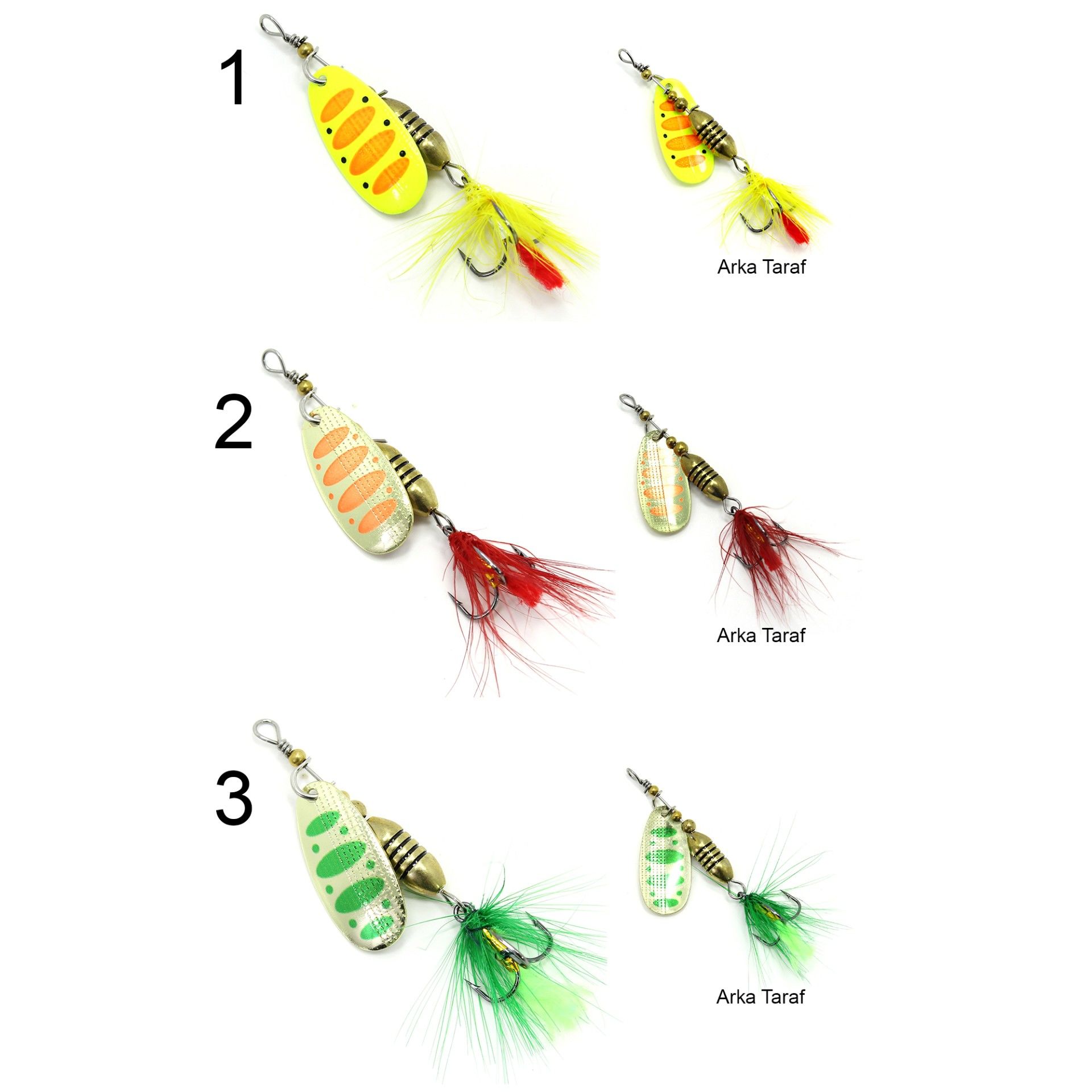 Captain 6055 Steady 6.5gr Alabalık Kaşığı