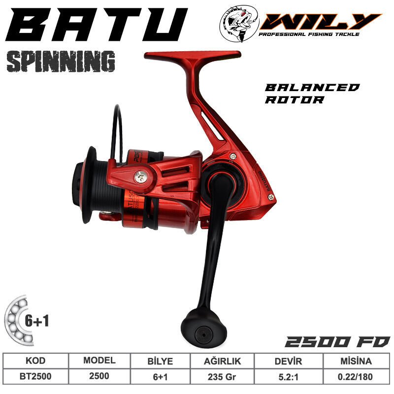 Portfish  Batu Olta Makinası 6+1 bb 2500