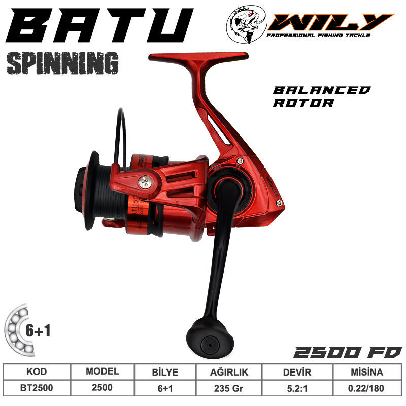 Portfish  Batu Olta Makinası 6+1 bb 2500