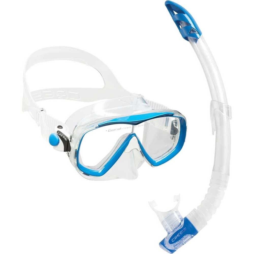 Cressi Estrella Maske - Gamma Şnorkel Set BLUE