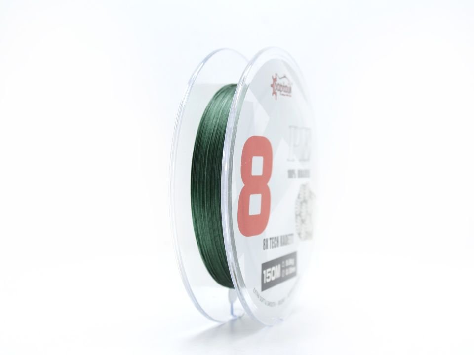 Captain X8 Kadett Tech PE 8 Örgü Spin İpi 150mt Dark Green