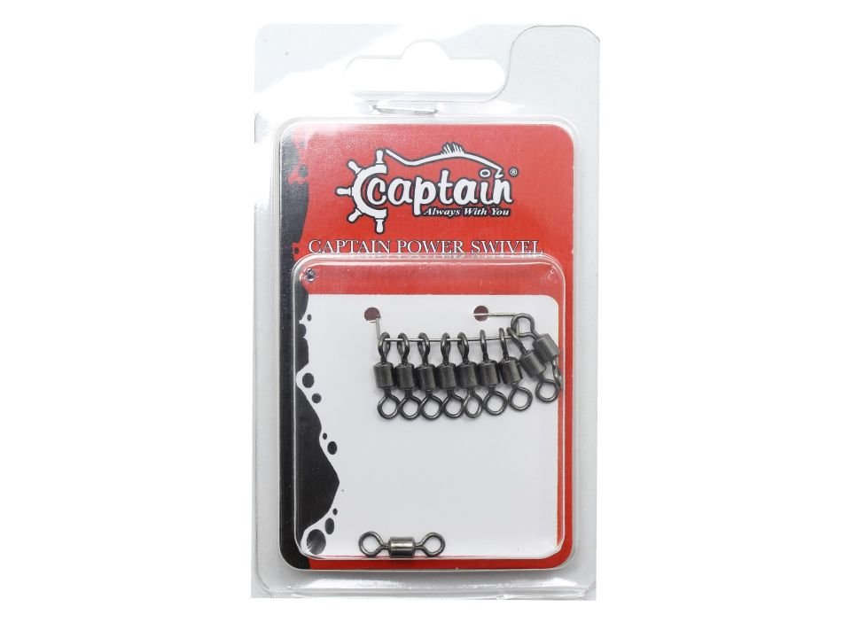 Captain 5009 Fırdöndü Rolling 10'lu Paket Black Nickel
