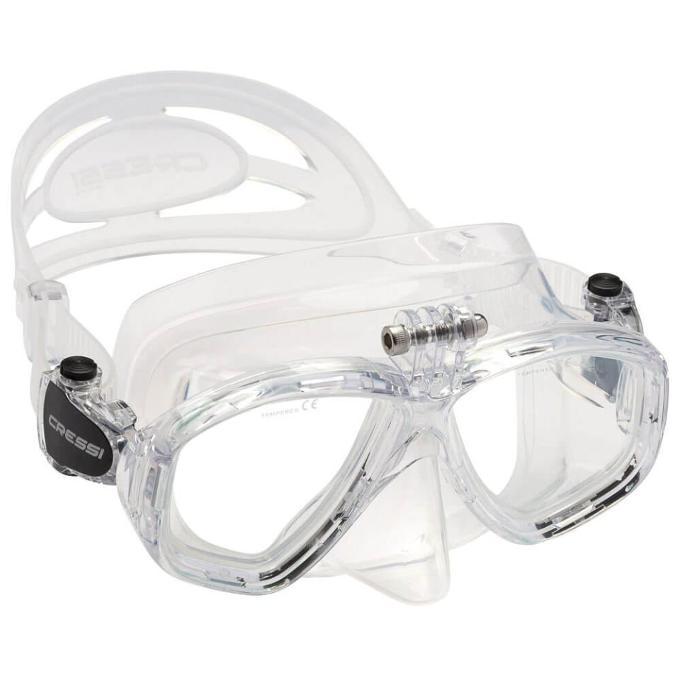 Cressi Action Dalış Maskesi Su Altı Kamera Aparatlı