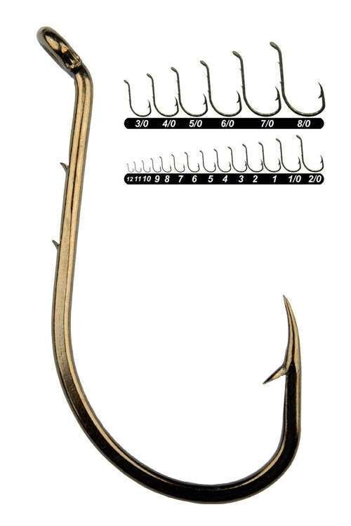 Youvella 1364 Delikli Tırnaklı Papağan Olta İğnesi 100lü Kutu Bronz Standart