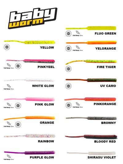 Fujin Baby Worm 5,2cm Floating LRF Silikonu
