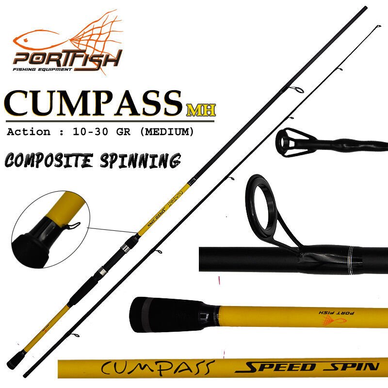 Portfish Cumpass Spin Kamış 10 - 30 gr 2,70