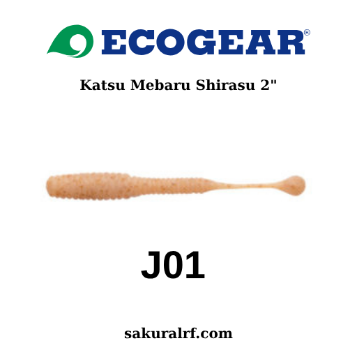 Ecogear Jukusei Aqua Katsu Mebaru Shirasu 2'' J01
