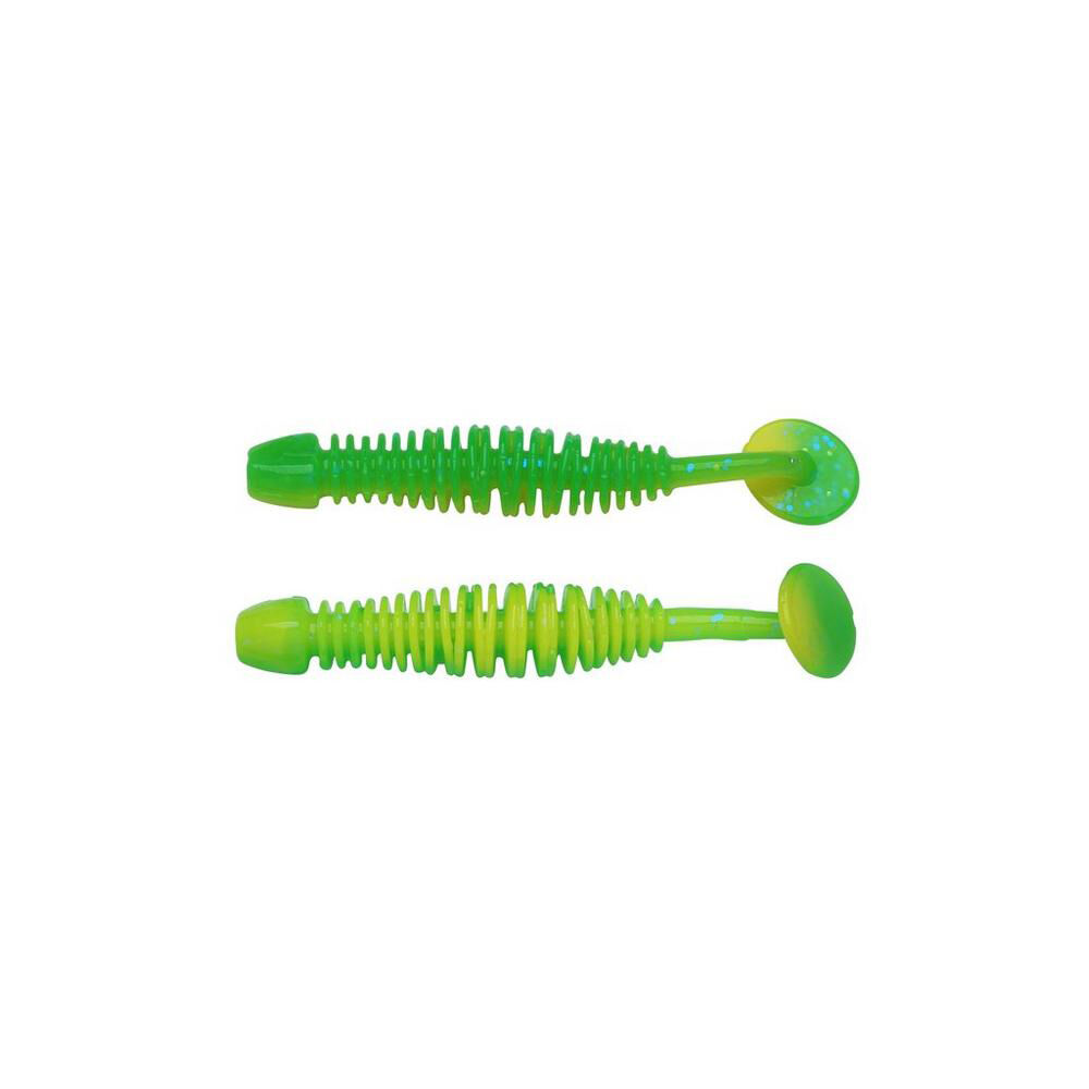 Berkley PowerBait Power Leech Suni Yem 50MM - 12Lİ - SP.GREEN / SN.YELLOW