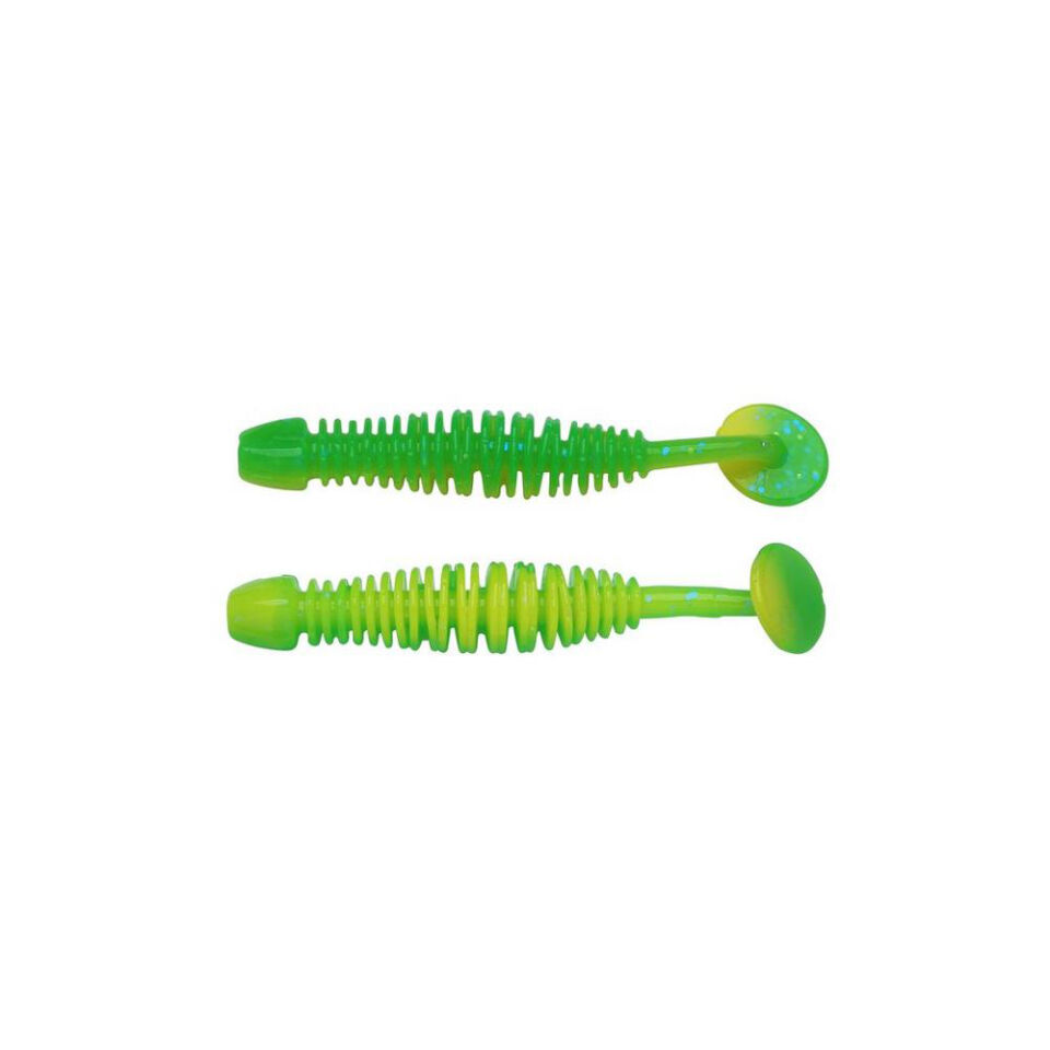 Berkley PowerBait Power Leech Suni Yem 50MM - 12Lİ - SP.GREEN / SN.YELLOW