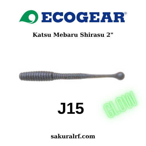 Ecogear Jukusei Aqua Katsu Mebaru Shirasu 2'' J15