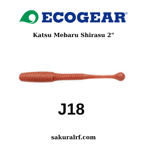 Ecogear Jukusei Aqua Katsu Mebaru Shirasu 2'' J18