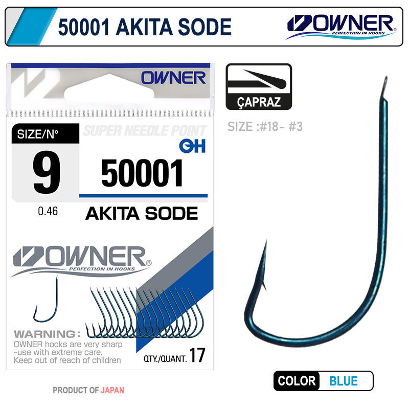 Owner 50001 Akita Sode Blue İğne