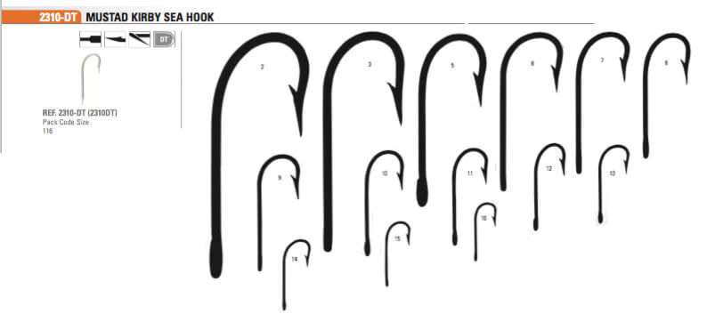 Mustad Olta İğnesi 2310 DT 100 lü