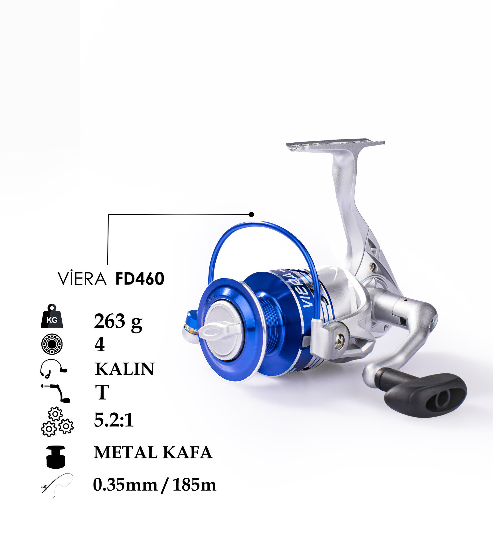 VIERA FD-460 AL KAFA CNC KOL 4BB