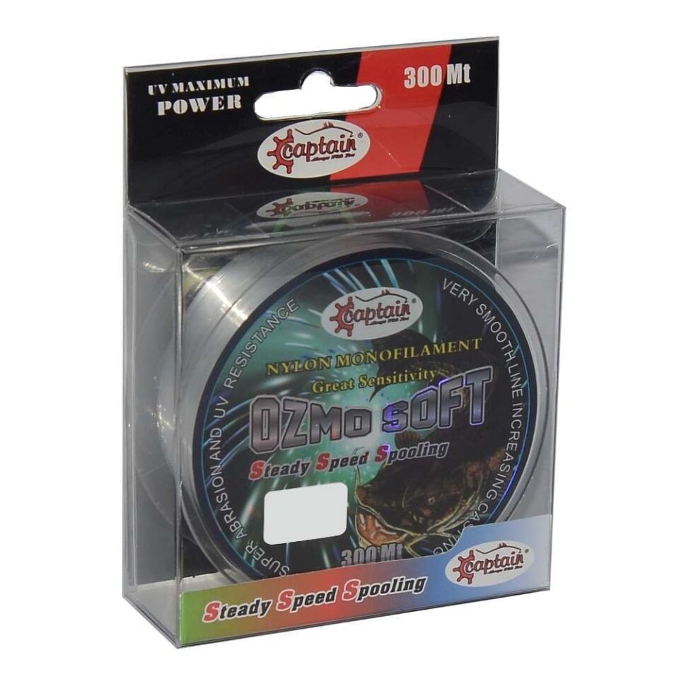 Captain Ozmo Soft 300mt Monofilament Misina Beyaz Standart - 0.40 MM