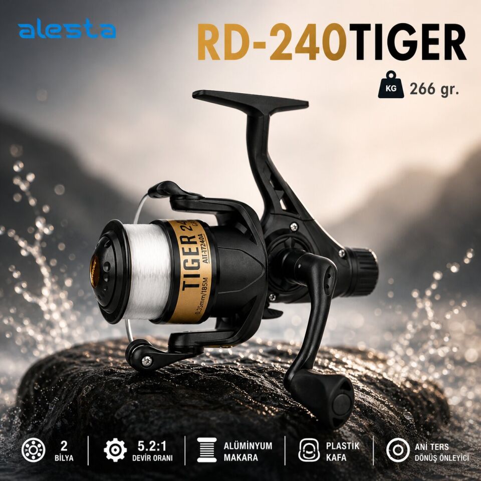 TIGER RD-240 CNC KOL GOLD 2BB MİSİNALI