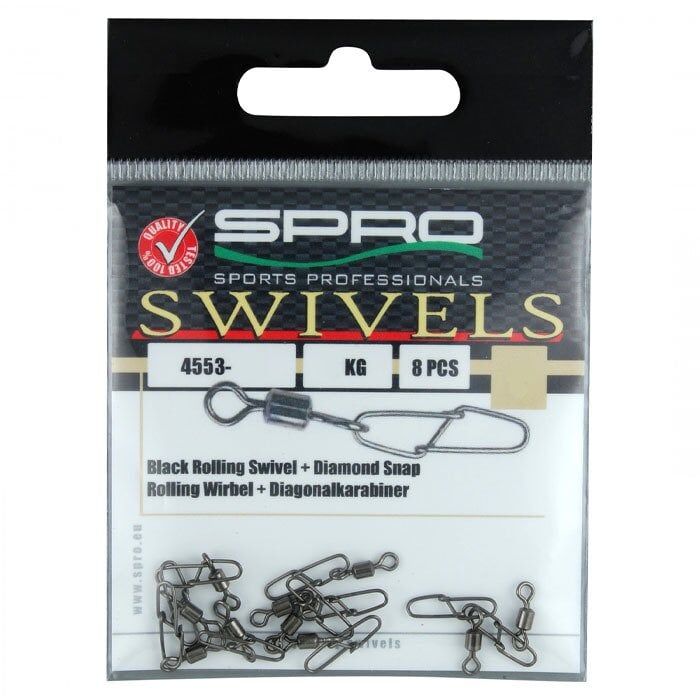 T.SPRO Diamond Klipsli Fırdöndü No:02 - 8 Adet