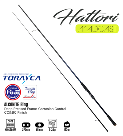 Fujin Madcast 270cm 9-34gr Spin Kamışı