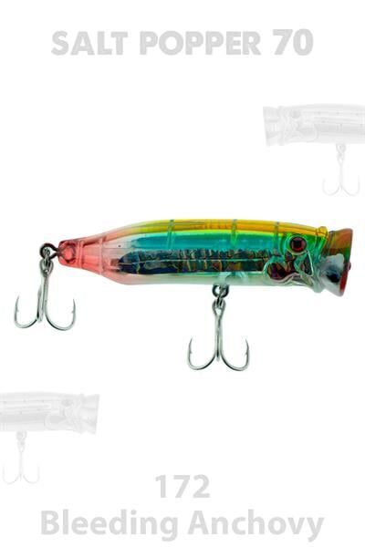 Fujin Salt Popper 70mm 9.5gr Su Üstü Maket Balık 172 Bleeding Anchovy