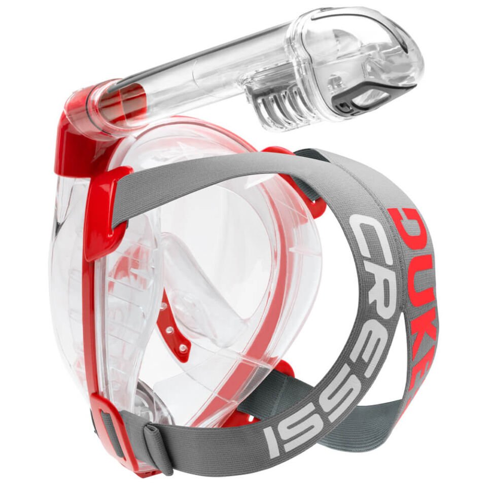 Cressi Duke Tam Yüz Maske RED - S - M