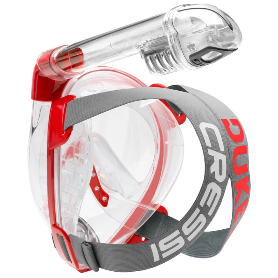 Cressi Duke Tam Yüz Maske RED - S - M
