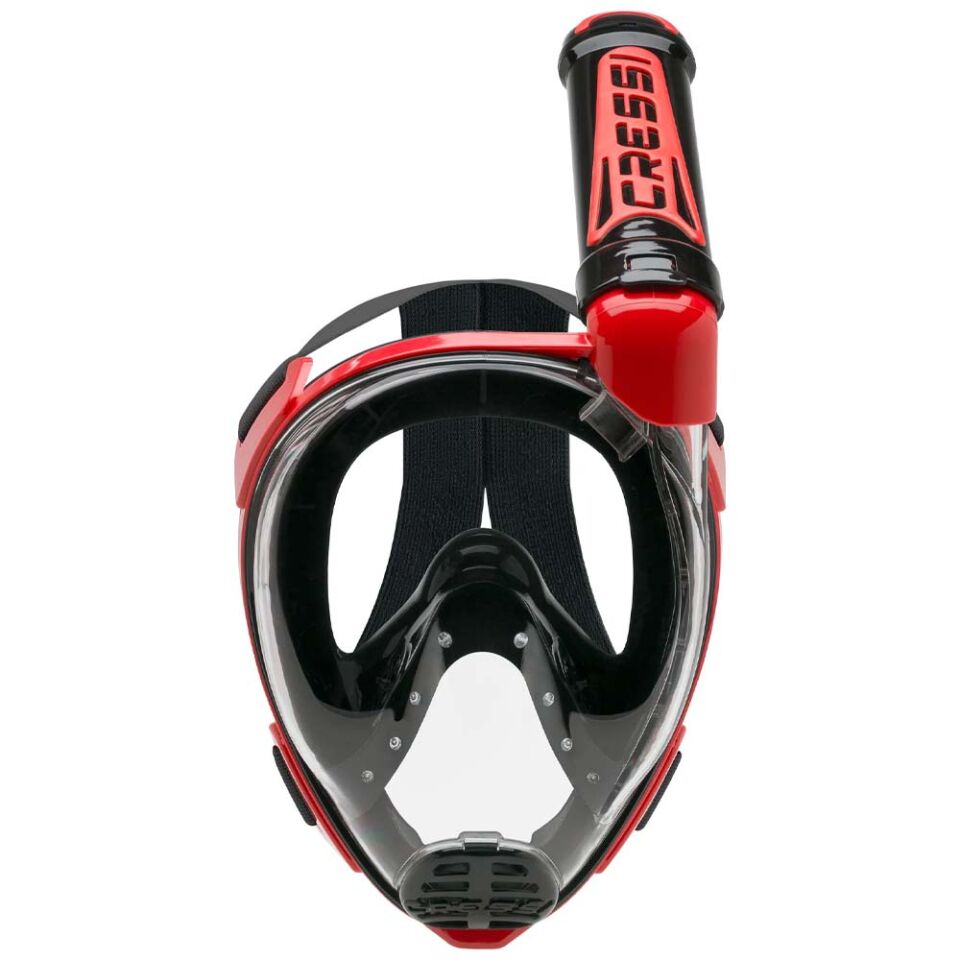 Cressi Duke Tam Yüz Maske BLACK-RED - S - M
