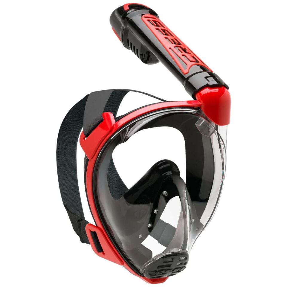 Cressi Duke Tam Yüz Maske BLACK-RED - S - M