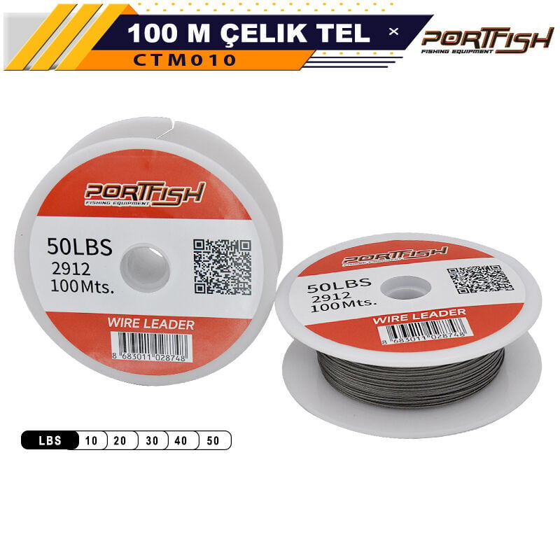 Portfish Çelik Telli 100 metre