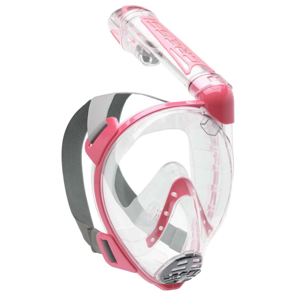 Cressi Duke Tam Yüz Maske CLEAR-PINK - S - M