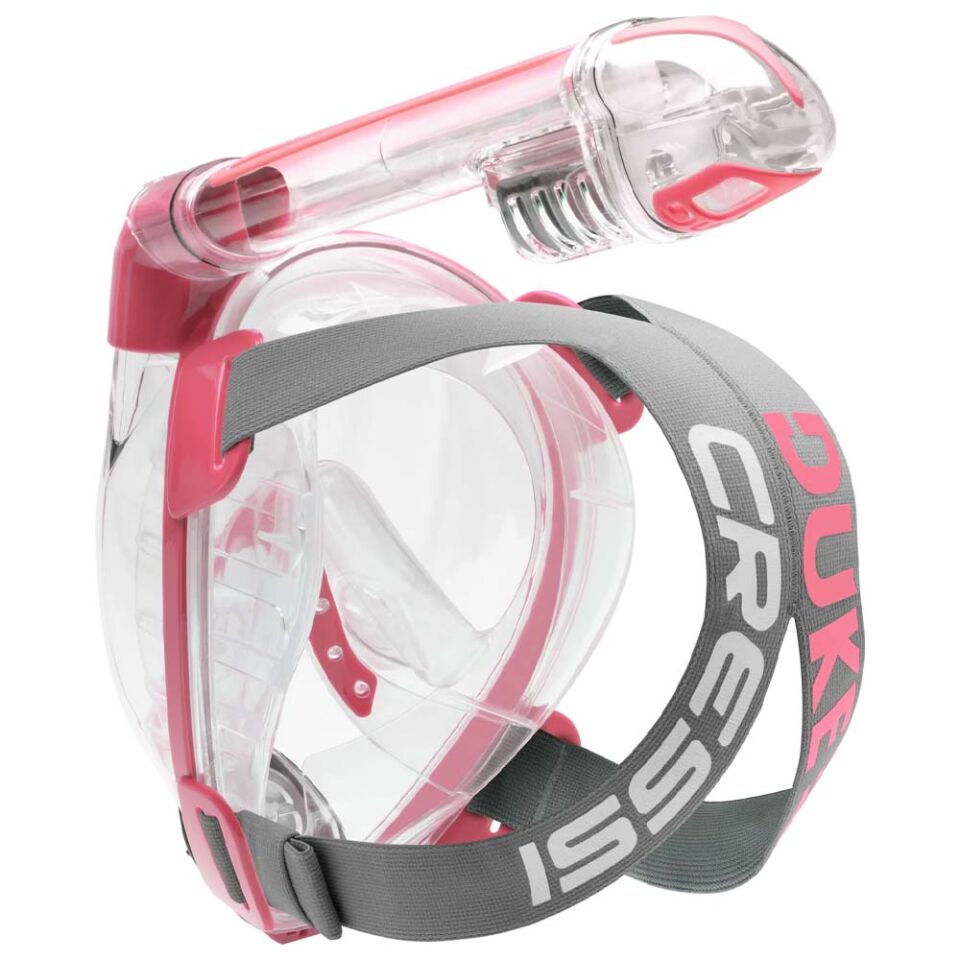 Cressi Duke Tam Yüz Maske CLEAR-PINK - S - M