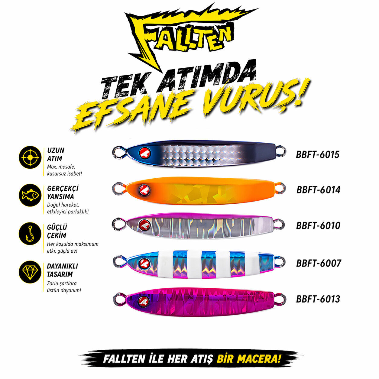 FALLTEN TG TUNGSTEN JIG YEM 60G #15