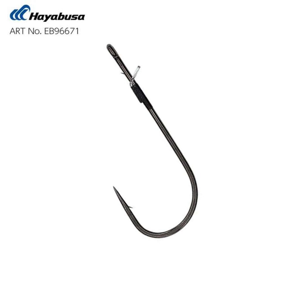 Hayabusa FPP HD Straight Güçlendirilmiş Delikli Lüfer İğnesi Black Nikel