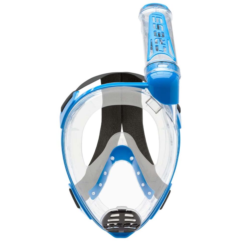 Cressi Duke Tam Yüz Maske CLEAR-BLUE - S - M
