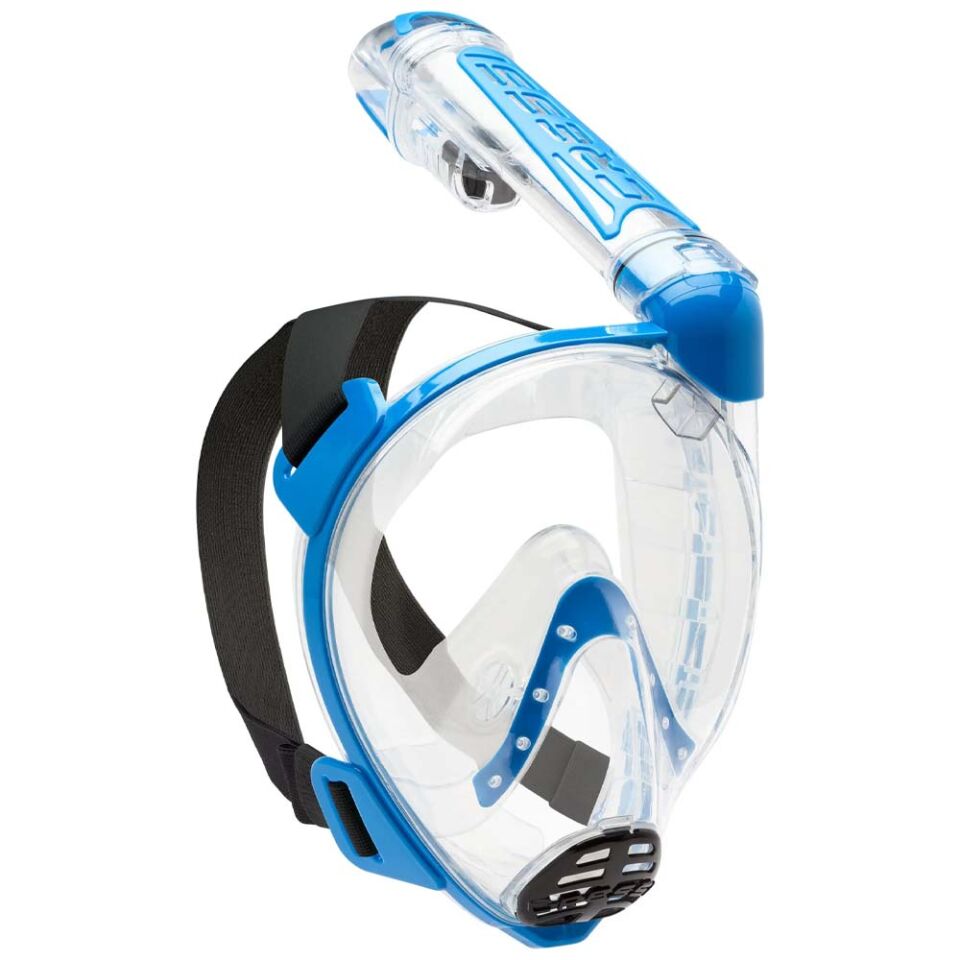 Cressi Duke Tam Yüz Maske CLEAR-BLUE - S - M