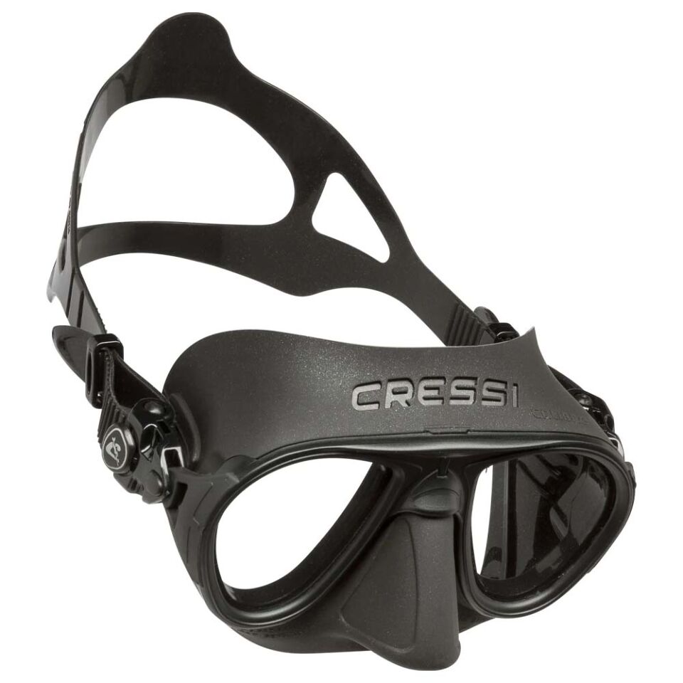 Cressi Calibro Dalış Maskesi BLACK-BLACK