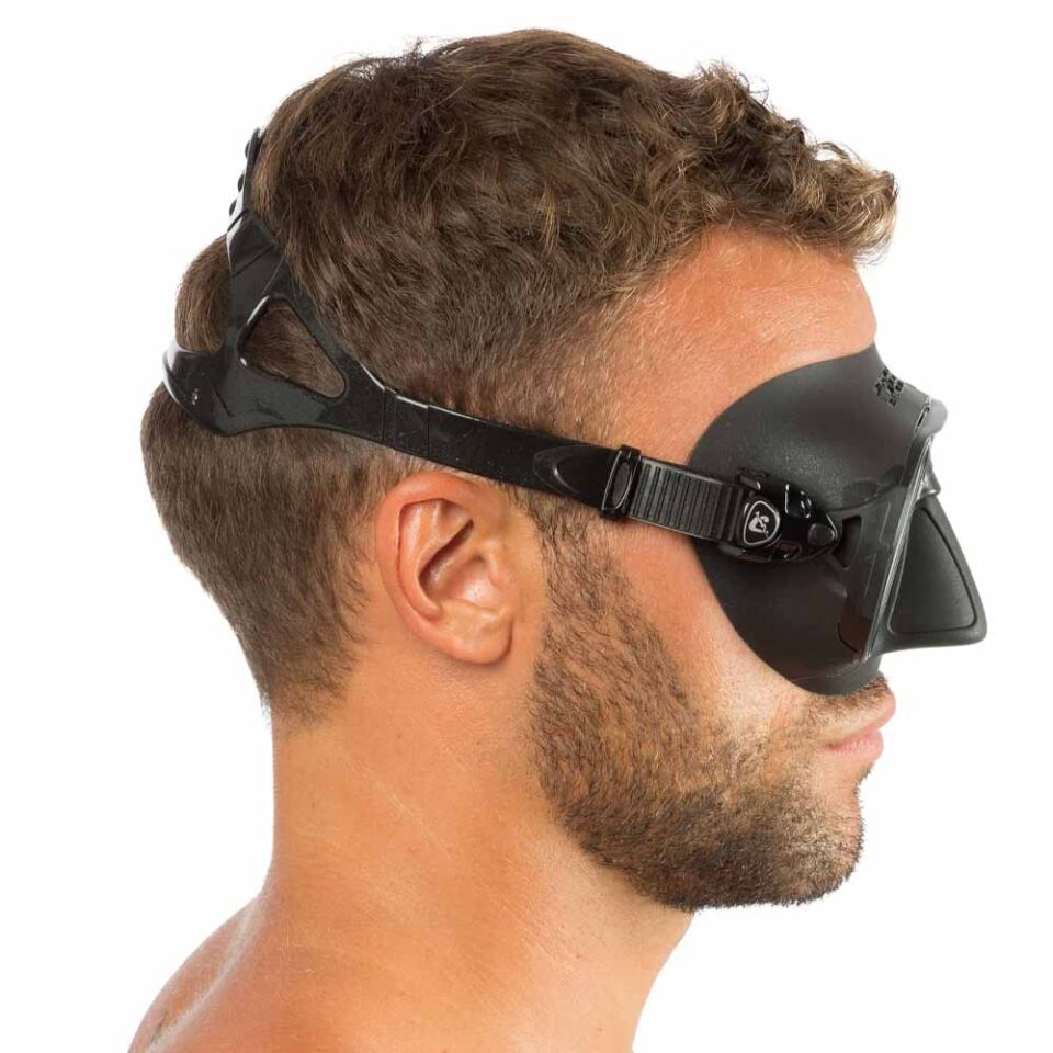 Cressi Calibro Dalış Maskesi BLACK-BLACK
