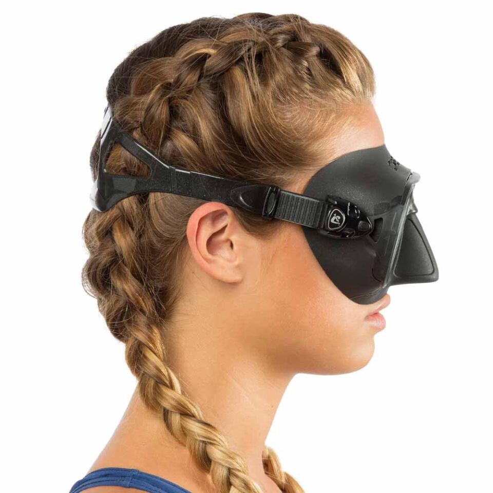 Cressi Calibro Dalış Maskesi BLACK-BLACK