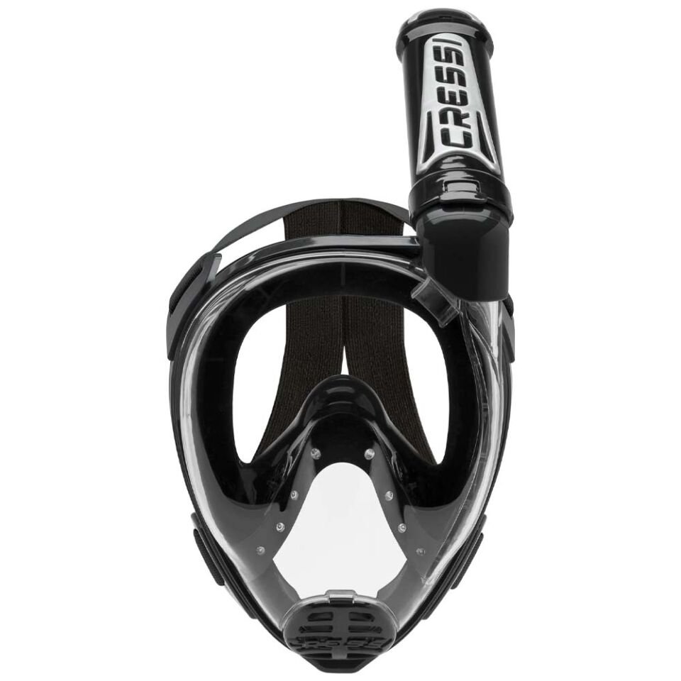 Cressi Duke Tam Yüz Maske BLACK-BLACK - S - M