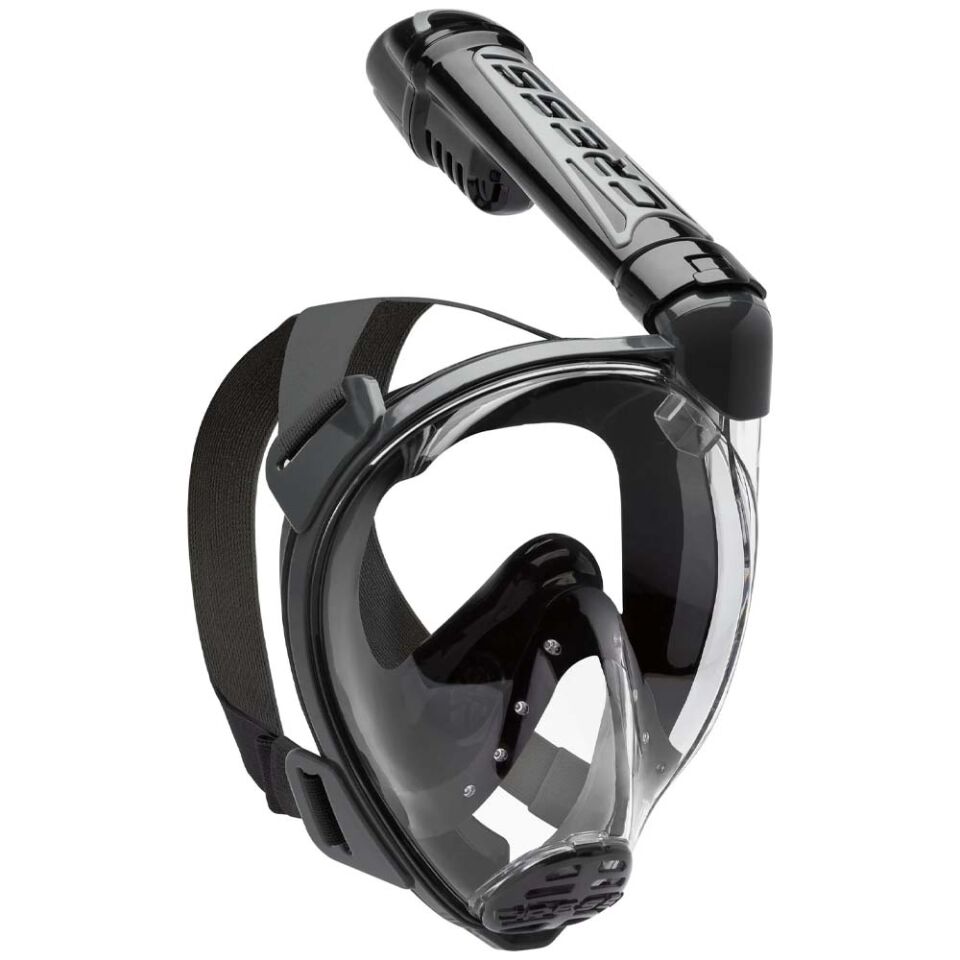 Cressi Duke Tam Yüz Maske BLACK-BLACK - S - M