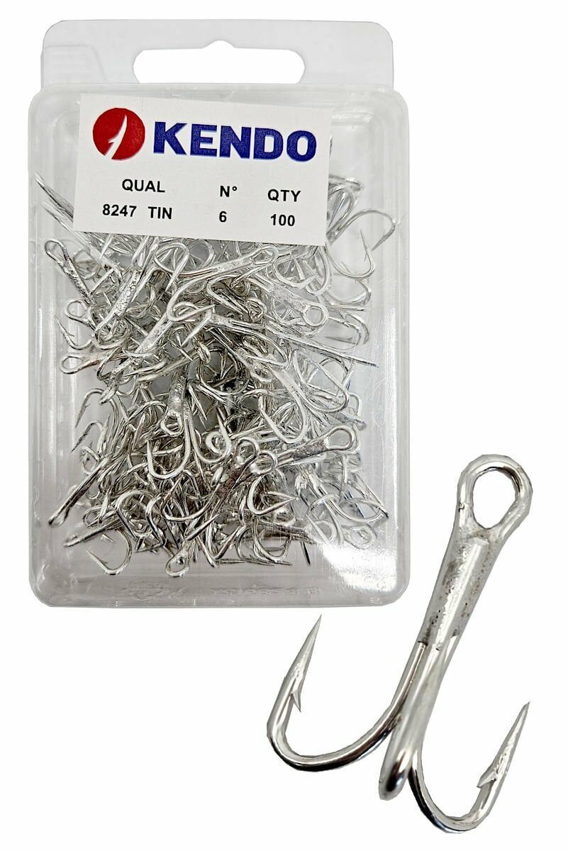 Kendo 8247 Tin O'Shaunessy Treble 100 Adet 3'lü Çarpma İğnesi