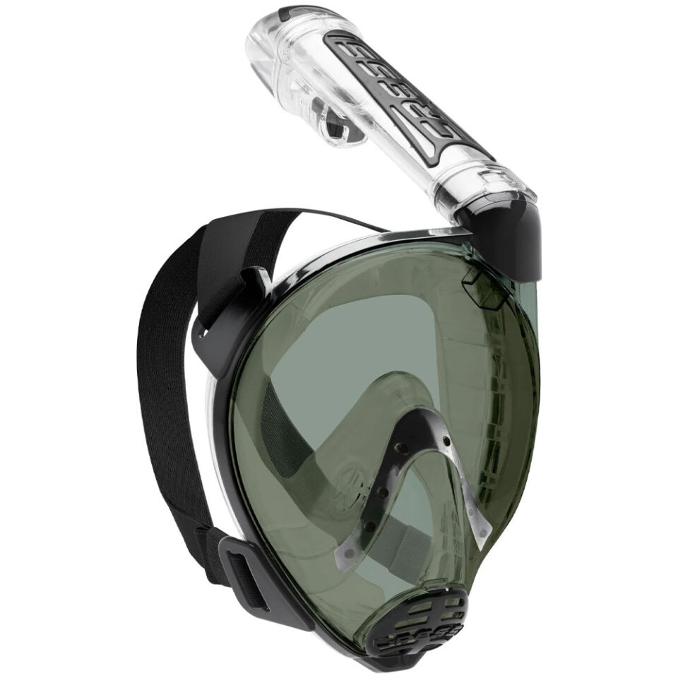 Cressi Duke Tam Yüz Maske M - L - CLEAR-BLACK-SMOKED LENS
