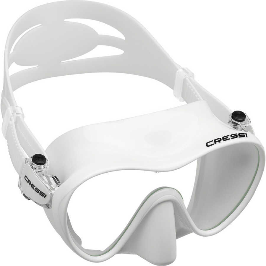 Cressi F1 Frameless Dalış Maskesi YETİŞKİN - WHITE-WHITE