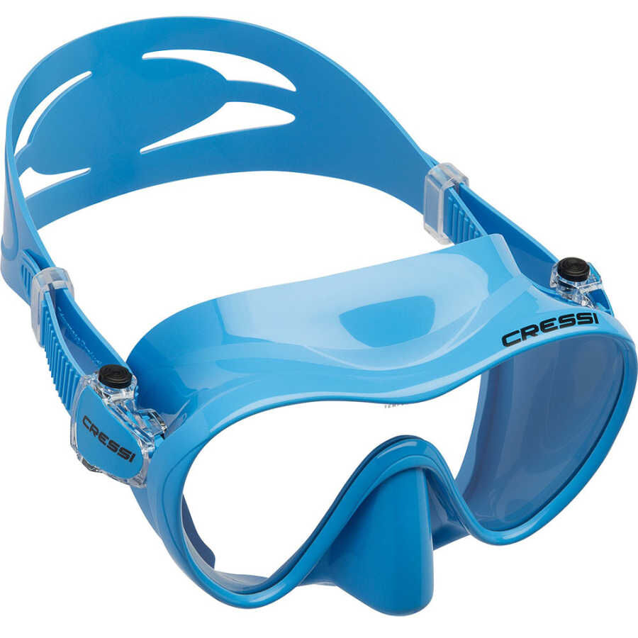 Cressi F1 Frameless Dalış Maskesi BLUE-BLUE - ÇOCUK