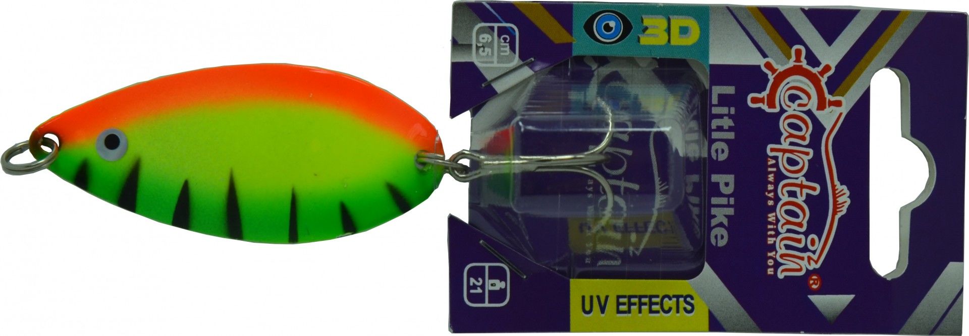 Captain 6165 Turna Kaşığı 21gr Little Pike 6.5cm