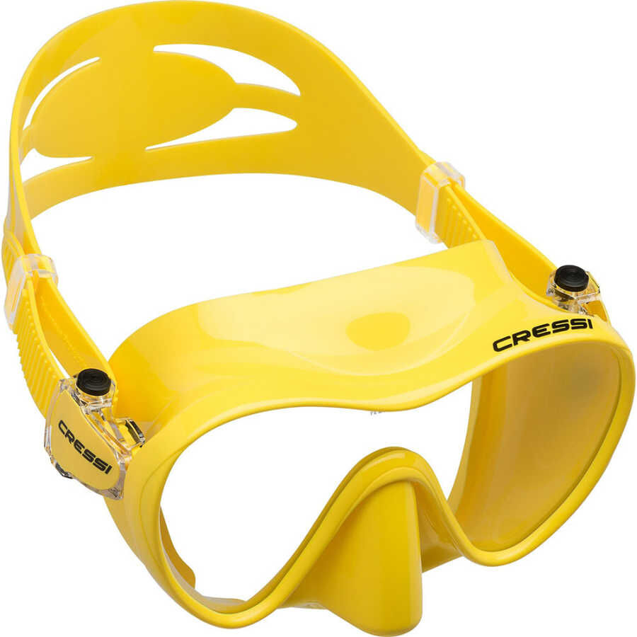 Cressi F1 Frameless Dalış Maskesi YETİŞKİN - YELLOW-YELLOW