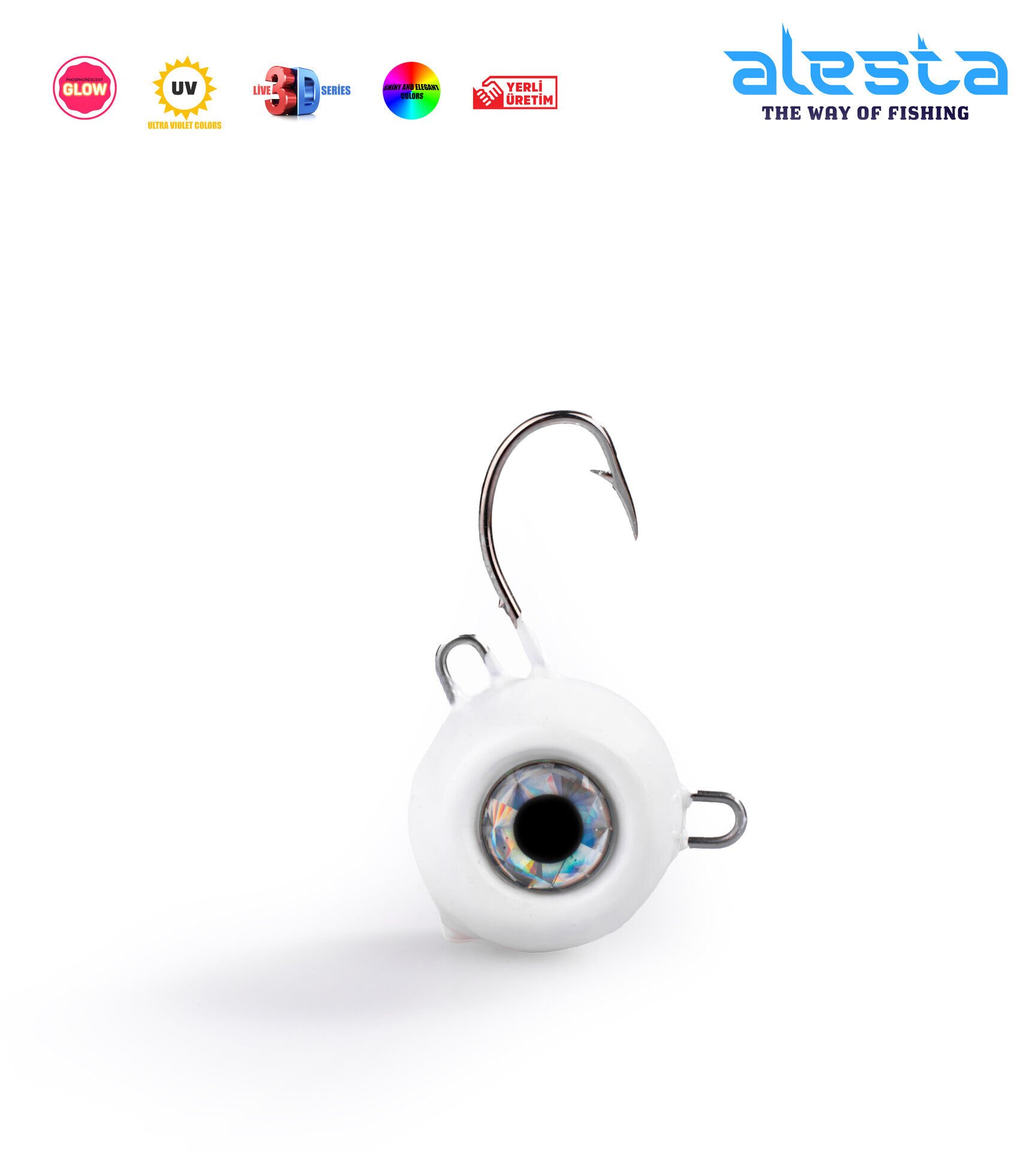 TENYA JIGHEAD 200G X6049 BEYAZ GLOW