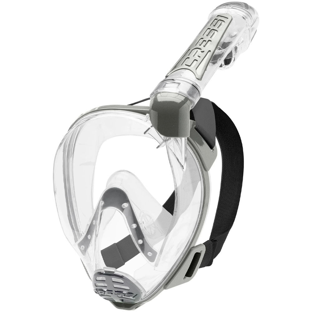 Cressi Duke Tam Yüz Maske CLEAR-SILVER - M - L