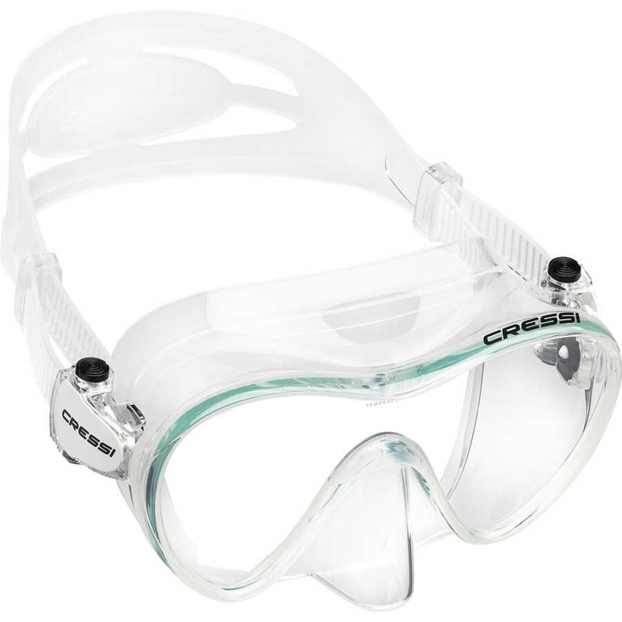 Cressi F1 Frameless Dalış Maskesi YETİŞKİN - CLEAR-CLEAR