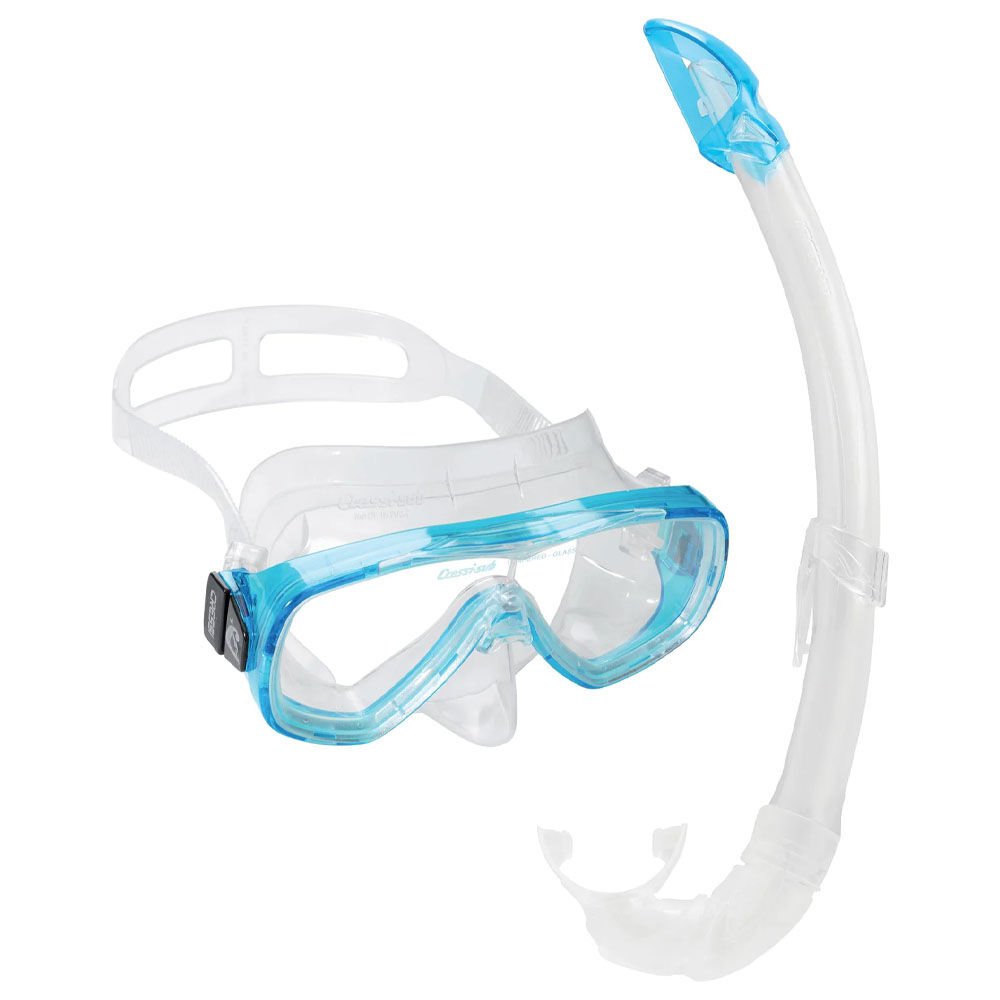 Cressi Onda Maske Mexico Şnorkel Seti CLEAR-AQUAMARINE
