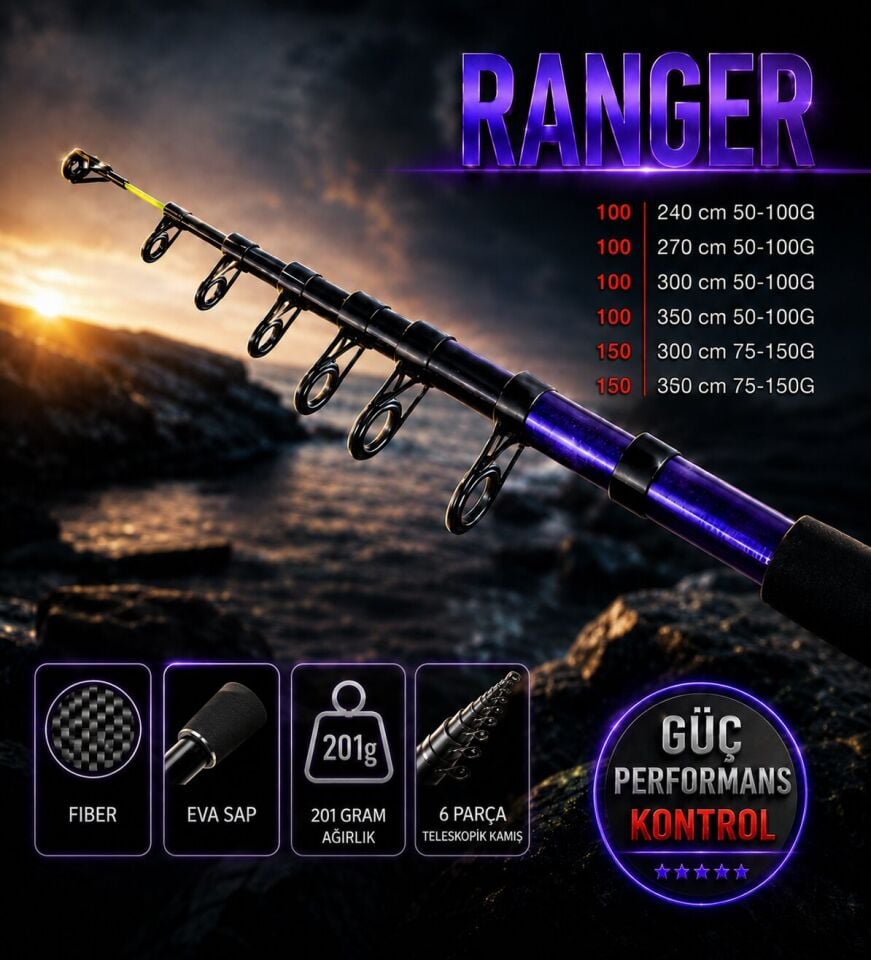 RANGER 150 X5230 TELE 270 CM 75-150G